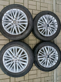 alu kola 5x112 r16 et50 VW a letní 205/55/16 - 2