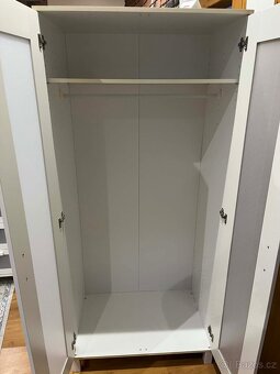 Šatní skříň bílá - 2