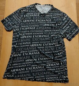 Armani exchange triko šedé - 2
