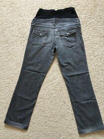 Těhotenské džíny černé - M - 2