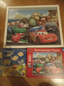 Puzzle Auta Cars a magnetický rybolov - 2
