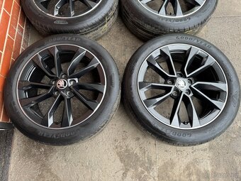 Alu 18" 5x112,škoda Procyon , letní 75%, KaroQ - 2
