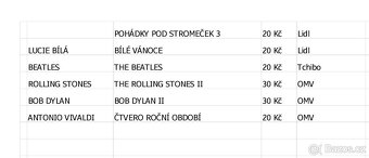 CD originál : Rolling Stones, Dylan, Lucie Bílá a jiné - 2