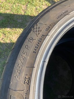 Michelin Pilot Sport 4, rozměr 245/45/19, použité - 2