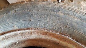 Pneu 6,15x155-14 s diskem - 2