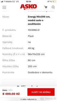 Dětská postel auto - 2