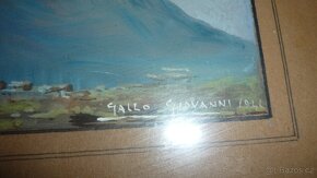 Obraz-AKVAREL GIOVENNI GALLO 1944 /Itálie - 2