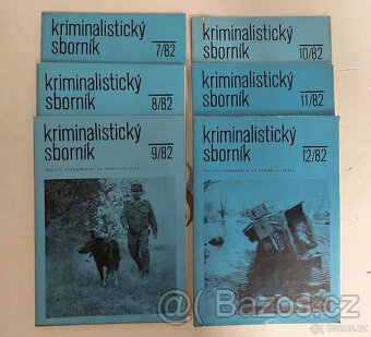 Kriminalistický sborník - ročník 1982 - 6 výtisků - 2