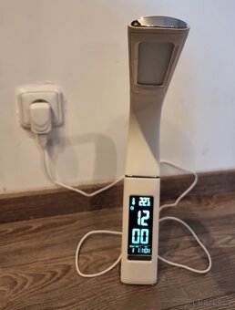 Stolní lampička LED bílá - 2