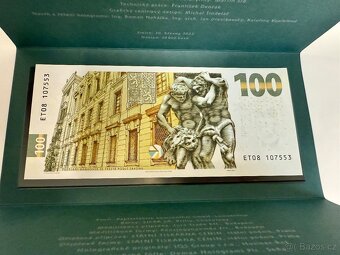 PAMĚTNÍ BANKOVKA 100 KČ KAREL ENGLIŠ 2022 - 2