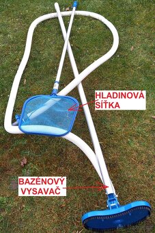 Písková filtrace, vysavač, hladinová síťka - 2