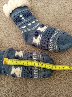Teplé ponožky vel.24/25 - 2