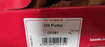 Olejové čerpadlo, olejový chladič (výměník) - 2