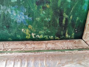 Starý obraz motiv krajina - 2