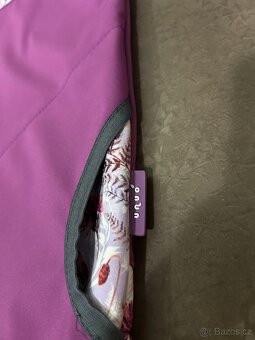 Softshellová bunda zn. UNUO,fialová/ostruž.140/146 - 2