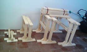 Dřevěné kozy,smrk - 2