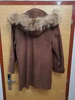 Kožený tříčtvrteční kabát - 2