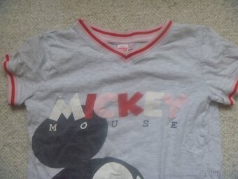 šedá noční košile s Mickey zn. Disney vel. 146/152 - 2