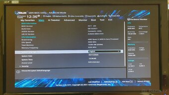 PC Ryzen 5 3600, B450, 16 GB RAM, 512 GB NVMe M.2 - 2
