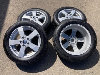 Alu 5x112 r16,Škoda,Vw-zimni 205/55 r16-7mm - 2