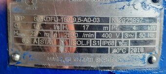 Kalové čerpadlo Sigma Lutín 80 KDFU - 2