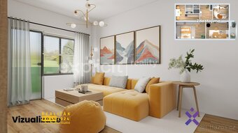 Prodej bytu 3+1 77 m2 - Bojkovice, okres Uherské Hradiště - 2