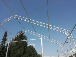 Plachtová Hala 9,15×12,2×6,1m skladem - 2