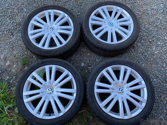 Alu orig letní sada VW BBS 5x112 7J ET47 225/45 R17 - 2