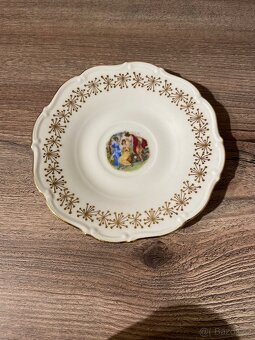 Porcelánový hrnek s podšálkem -top stav - 2
