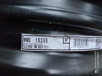 Plechové disky 15", 5x112 ET 43 - 2
