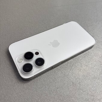 iPhone 14 Pro 512GB silver, bez škrábance, 12 měsíců záruka - 2