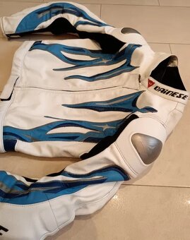 Dainese-Pánská kožená moto kombinéza, dvoudílná-klokan - 2