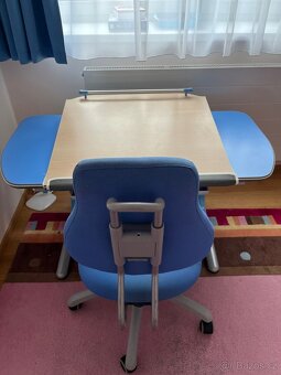 Mayer Young College Profi psací stůl- modrý a rostoucí židle - 2