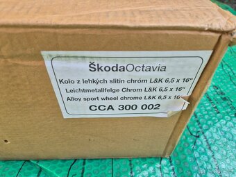 16" alu disk Škoda Octavia I (1U) LaK tmavý chrom CCA300002 - 2
