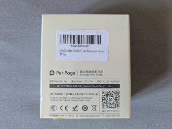 Mini tiskárna fotografií, textu - Bluetooth tiskárna - 2