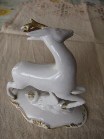 Porcelánová soška srnce - 2
