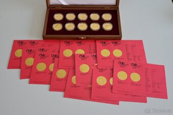 Zlaté mince ČNB Hrady 2016-2020 PROOF - 2