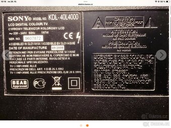 TELEVIZOR SONY BRAVIA - 2