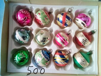 Staré vánoční ozdoby, baňky a jiné - 2