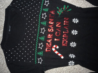 Pletené vánoční šaty zn.Esmara vel 38/40 - 2