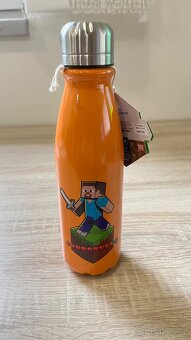 Minecraft láhev 600ml (nerezová) - 2