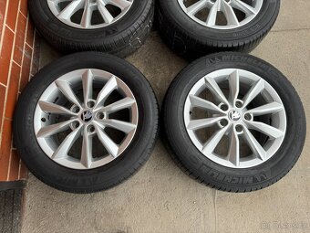 Alu 16" 5x112, škoda MINORIS , letní pneu 75%, O3 - 2