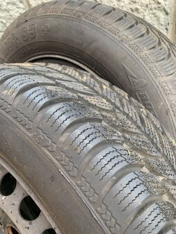 4x plechové disky na zimních 195/65 R15 octavia 3 - 2
