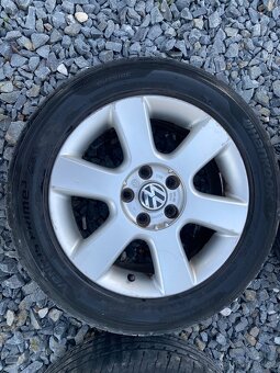 Originál ALU kola VW Sharan 16“ 5 x 112, 6,5J x 16H2 ET50 s - 2