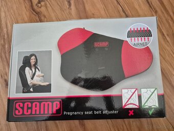 Těhotenský pás SCAMP Comfort Isofix - černý - 2