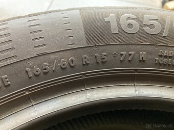 4ks letních pneumatik CONTINENTAL 165/60 R15 77H 8mm - 2