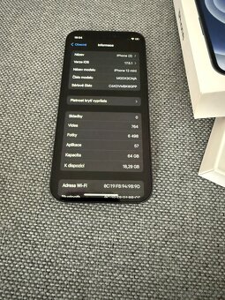 Iphone 12 mini - kapacita baterie 87% - 2
