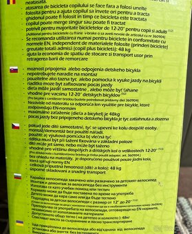 Tažná tyč Trailgator červená na kolo - nepoužitá - 2