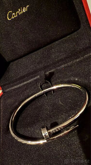 Náramek Cartier Juste Un Clou 18 cm z bílého zlata - 2