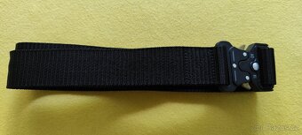 Opasek taktický černý 115 cm šíře 3,5 cm nový. - 2